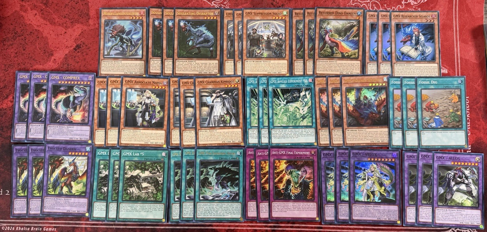 GMX Dinosaur Deck Core Yugioh Blazing Dominion Burst Protocol English Yugioh GMX Dinosaur Deck Core Yugioh Blazing Dominion Burst Protocol English Yugioh