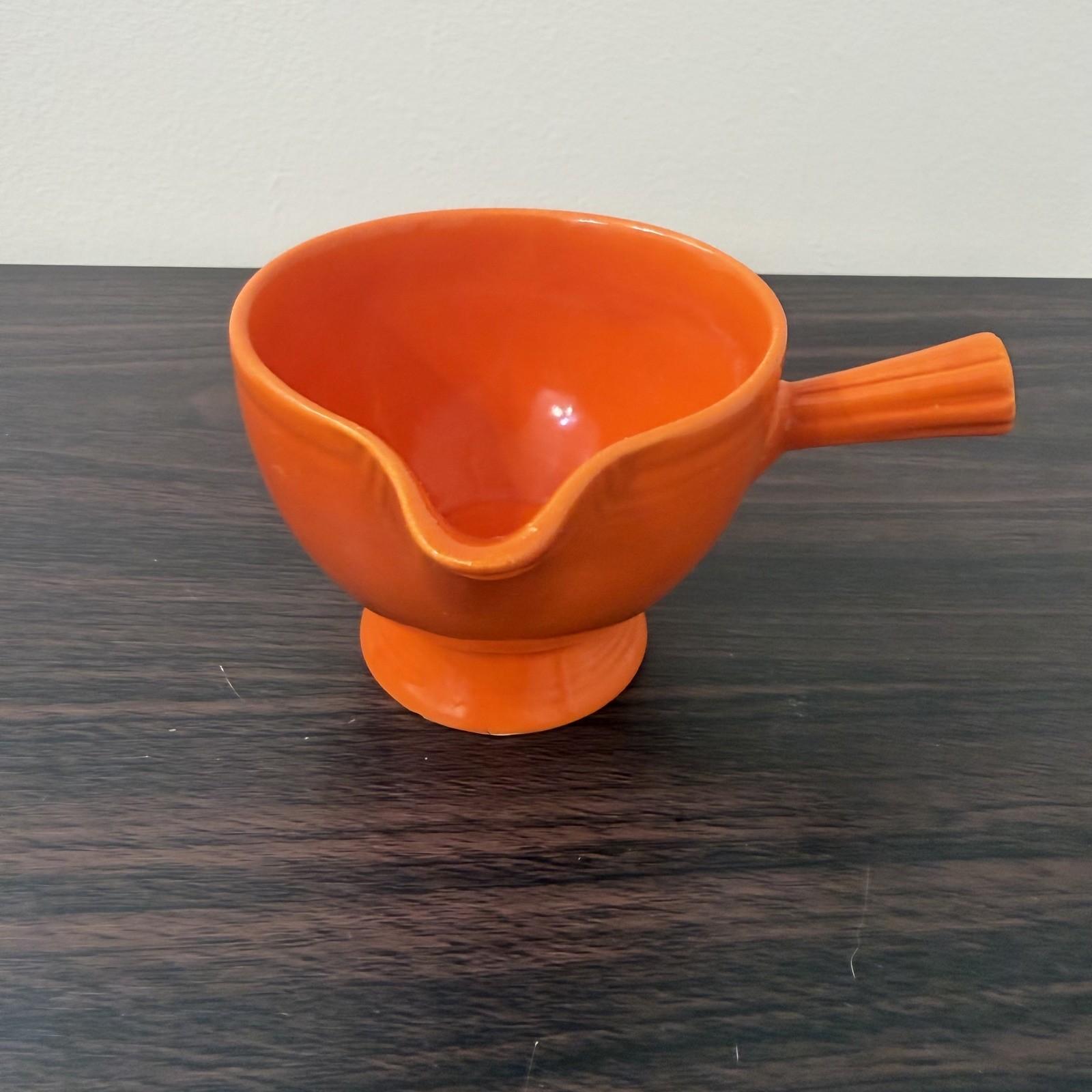 Vintage 1936-38 Fiesta Red Stick Handle Creamer Homer Laughlin Fiestaware HLC