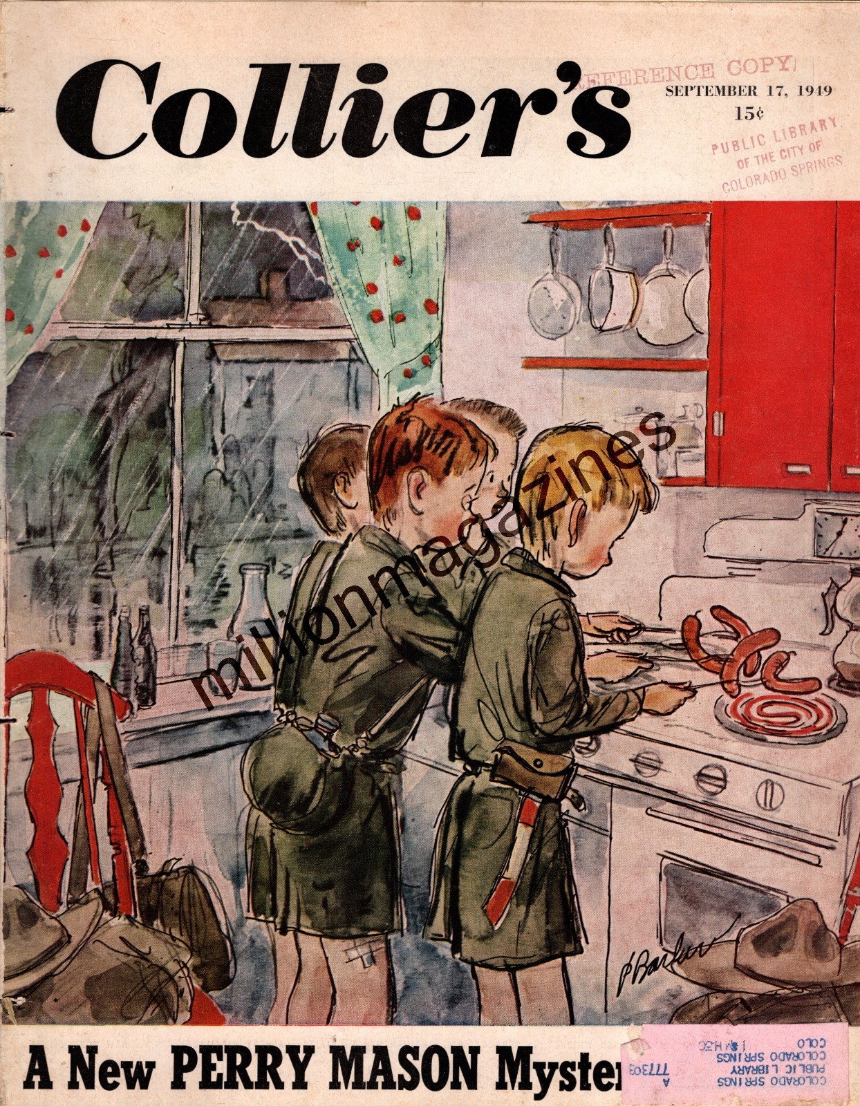 1949 Colliers September 17 - St. Louis Cardinals; Jimmy Stewart; Boy Scouts