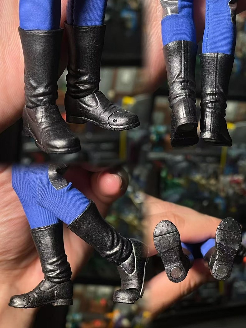 1/12 Scale Tactical Boots Combat Long Boots Model for 6''Nota Vtoys Figure