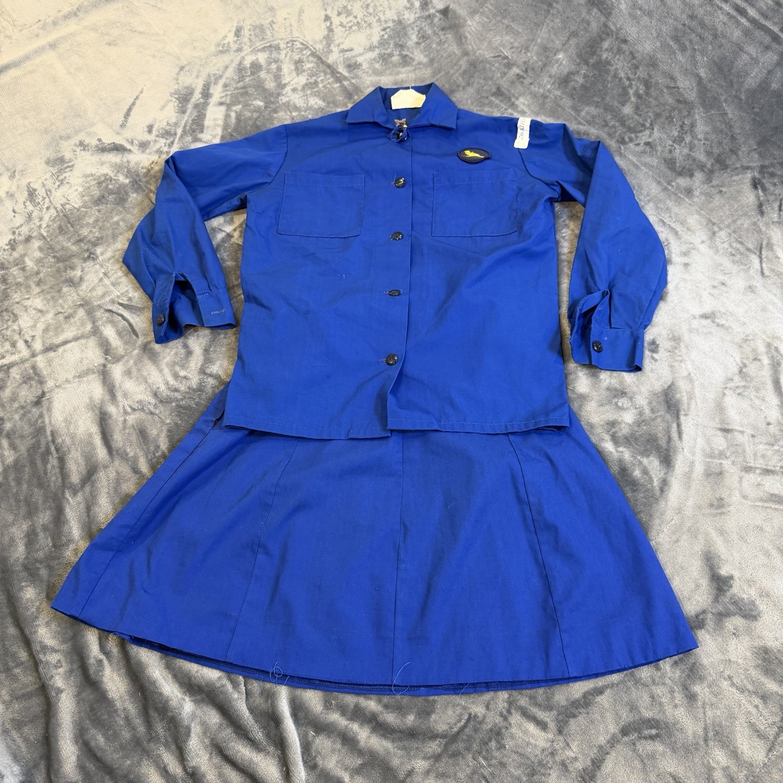VTG 60s Girl Guides of Canada Uniform set Shirt Skirt Designed by Elen Kitchener