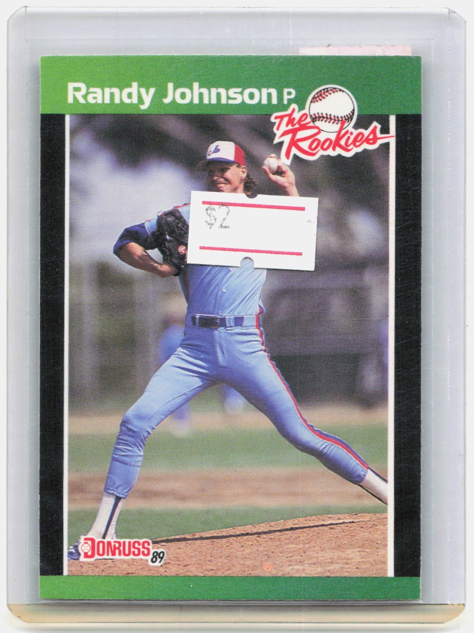 1989 Donruss The Rookies #43 Randy Johnson 1989 Donruss The Rookies #43 Randy Johnson