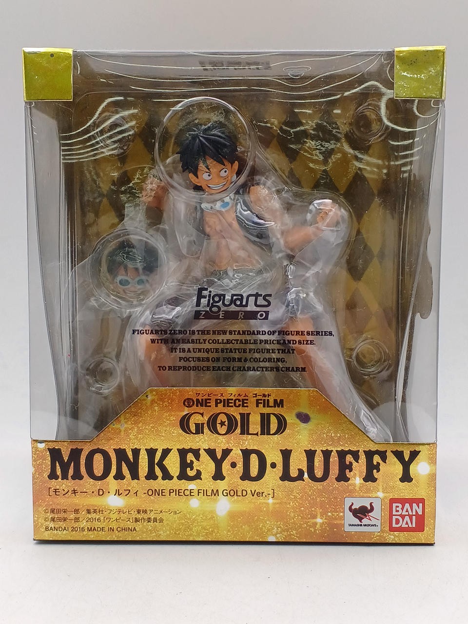 One Piece D. Luffy FIGZERO Film Gold Action Figure Toy Collectible