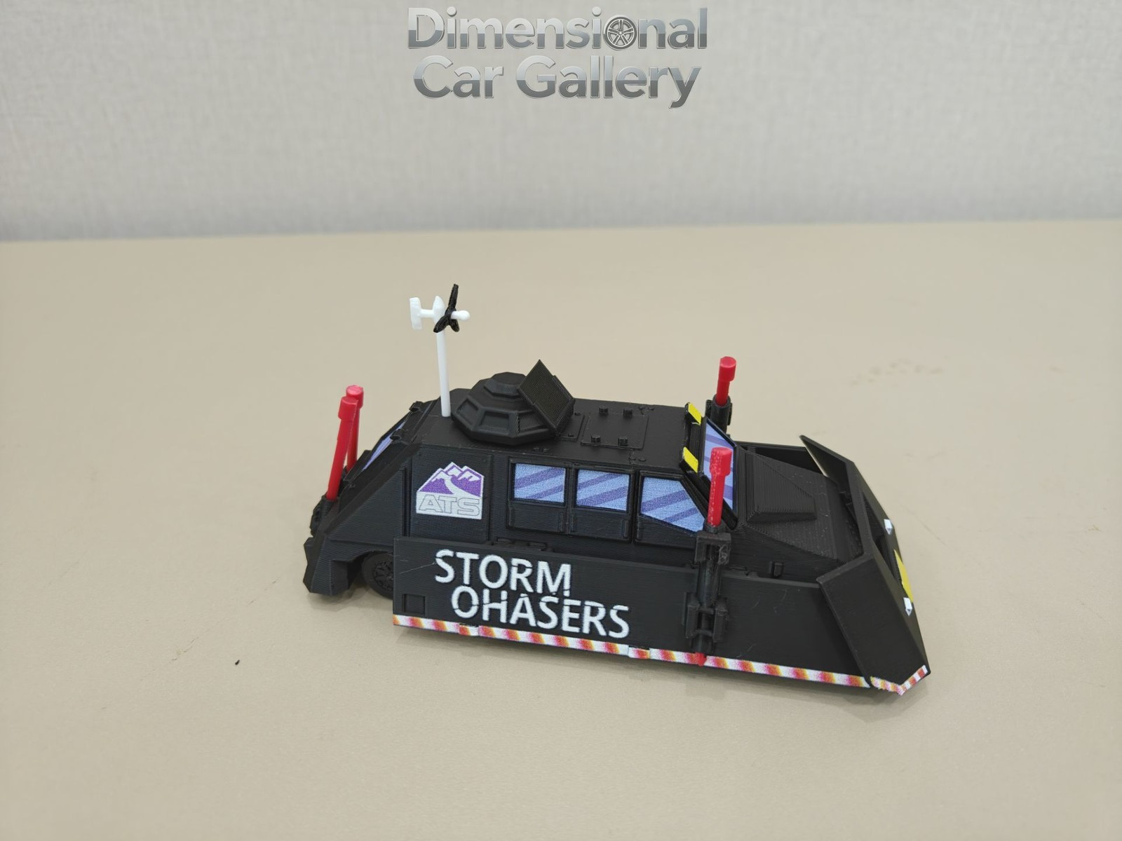 TIV2 Storm Chasing Tornado Intercept Vehicle Static Non-Moving Model Kit