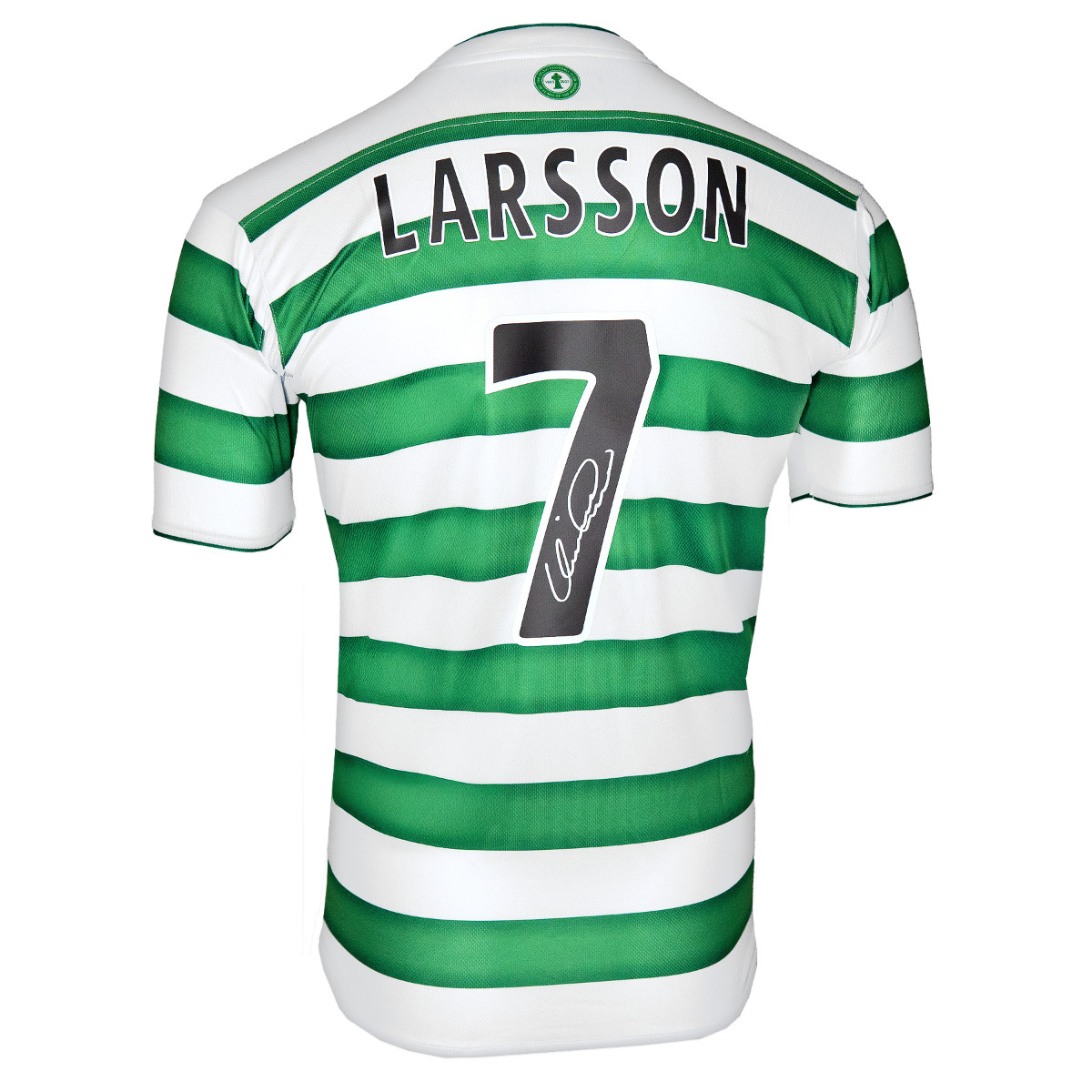 Henrik Larsson Signed Celtic Shirt 2003-04 Number 7 Autograph Jersey COA