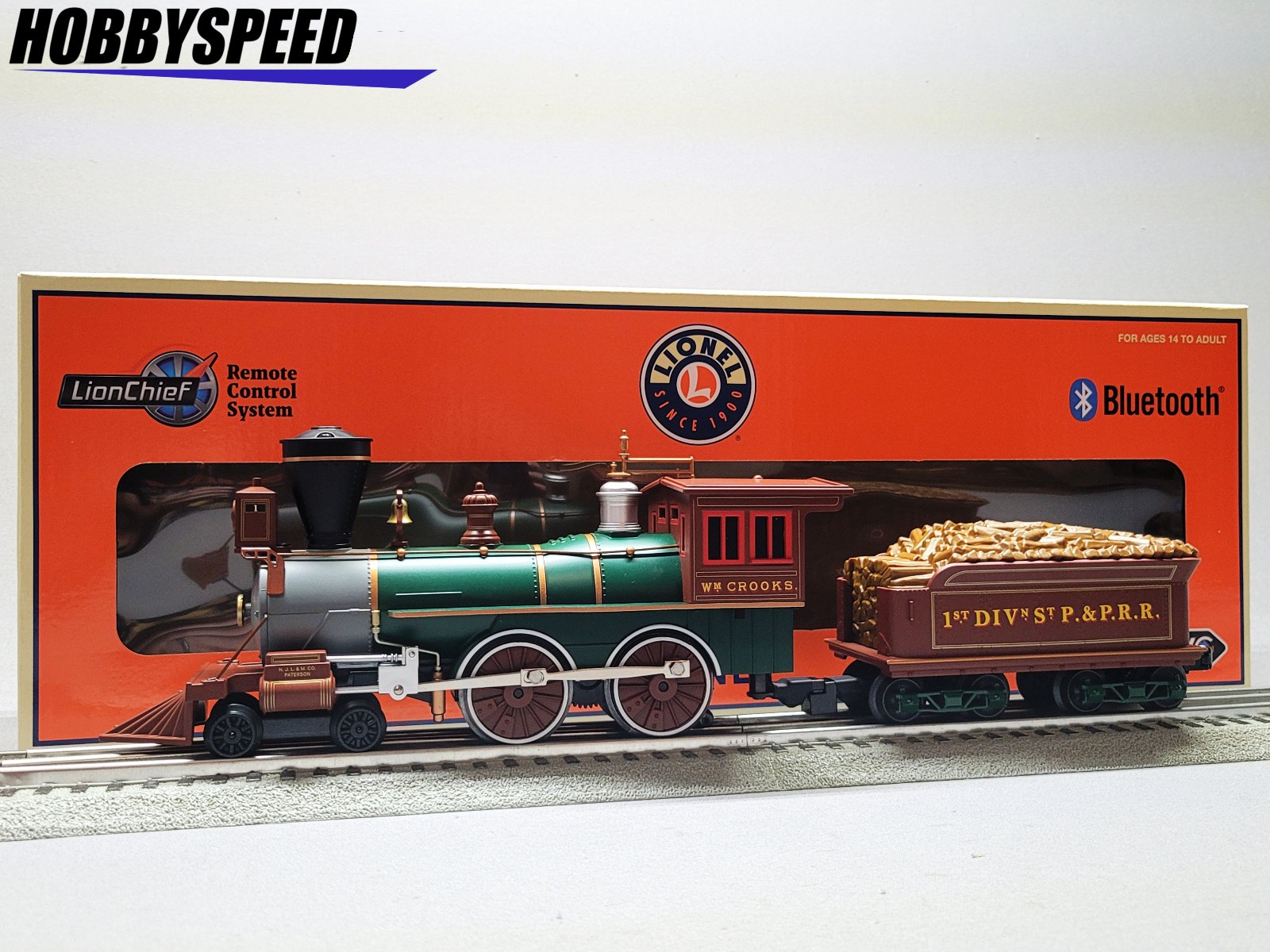 LIONEL WILLIAM CROOKS LIONCHIEF 4-4-0 STEAM ENGINE train O GAUGE 2645030 NEW