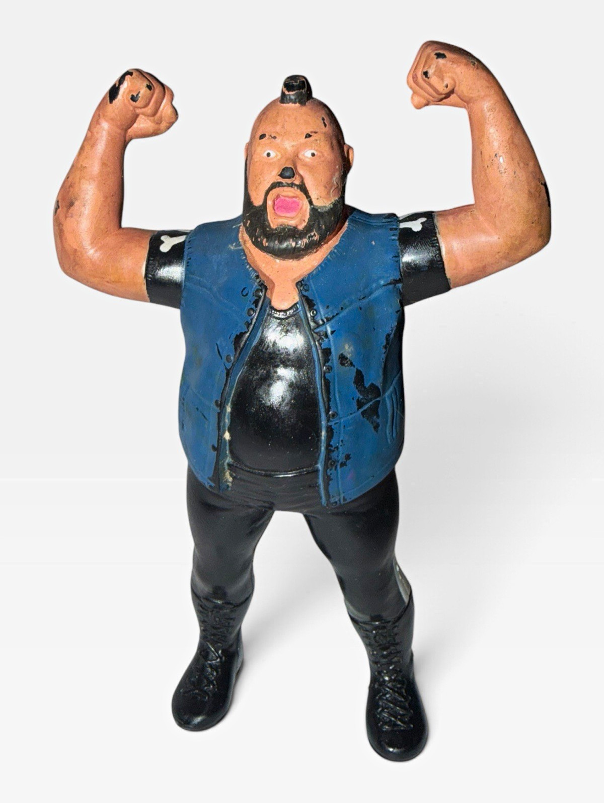 Vintage LJN WWF One Man Gang Action Figure 1988 Titan Sports Wrestling Rubber 8\