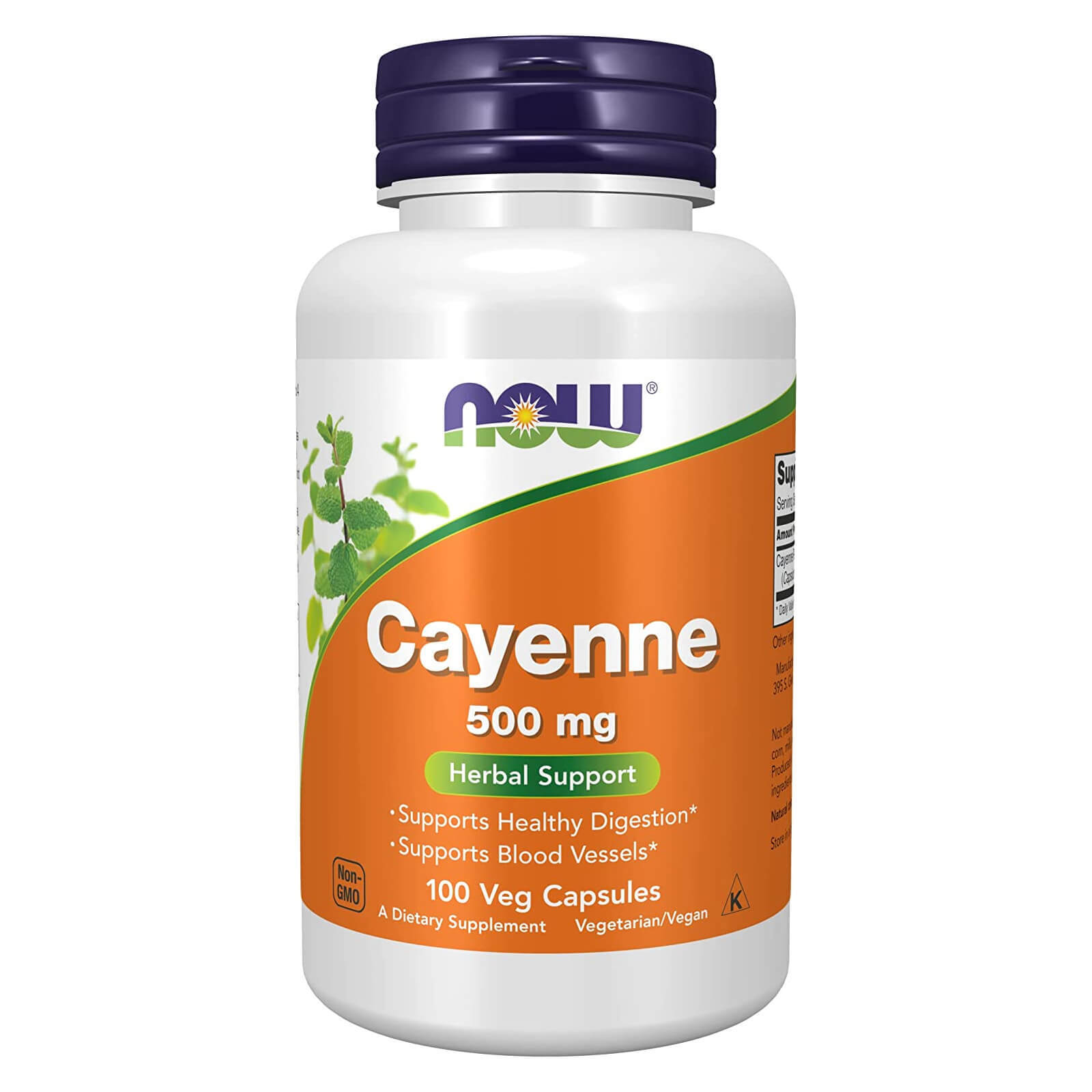 NOW FOODS Cayenne 500 mg 100 Veg Capsules NOW FOODS Cayenne 500 mg 100 Veg Capsules