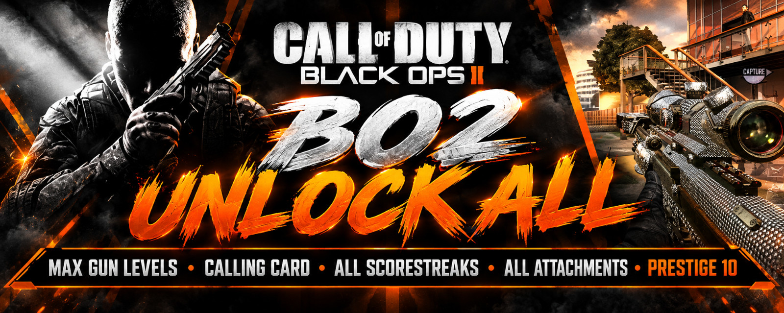 PS4/PS5 BO2 Unlock All + Max Gun Levels + Pick Prestige + Level 55 + Platinum PS4/PS5 BO2 Unlock All + Max Gun Levels + Pick Prestige + Level 55 + Platinum