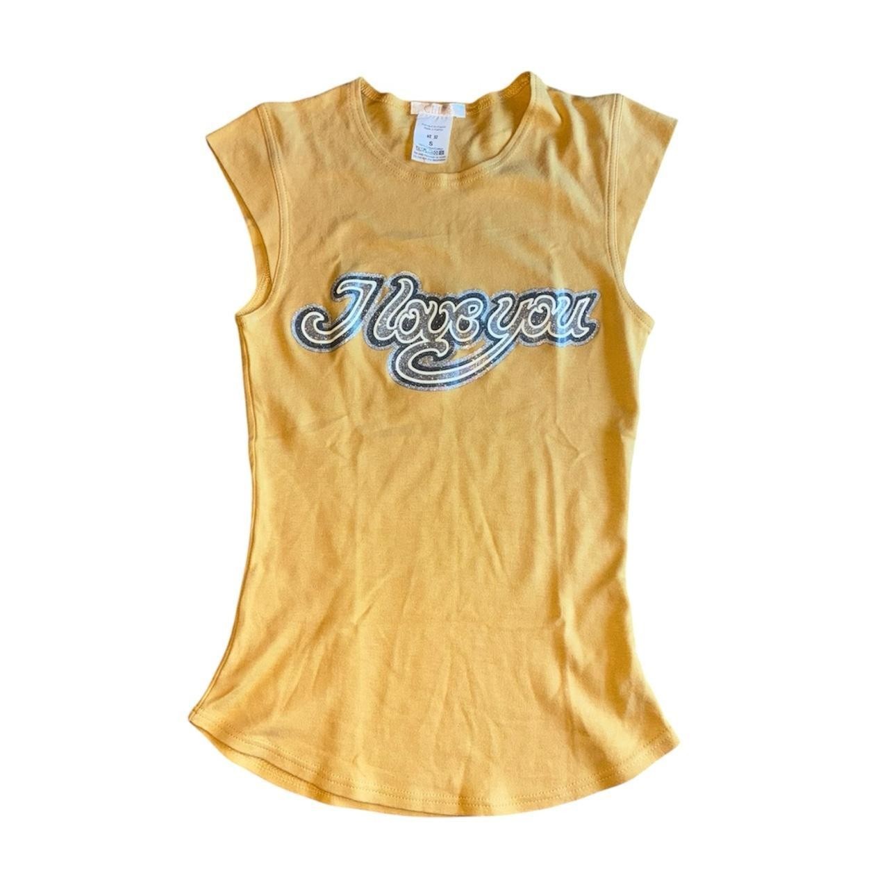 Vintage Chloé 1999 S/S by Stella McCartney I Love You Top Vintage Chloé 1999 S/S by Stella McCartney I Love You Top