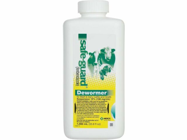 Durvet Safe-Guard Dewormer Suspension for Beef, Dairy Cattle and Goats - 1000ml Durvet Safe-Guard Dewormer Suspension for Beef, Dairy Cattle and Goats - 1000ml