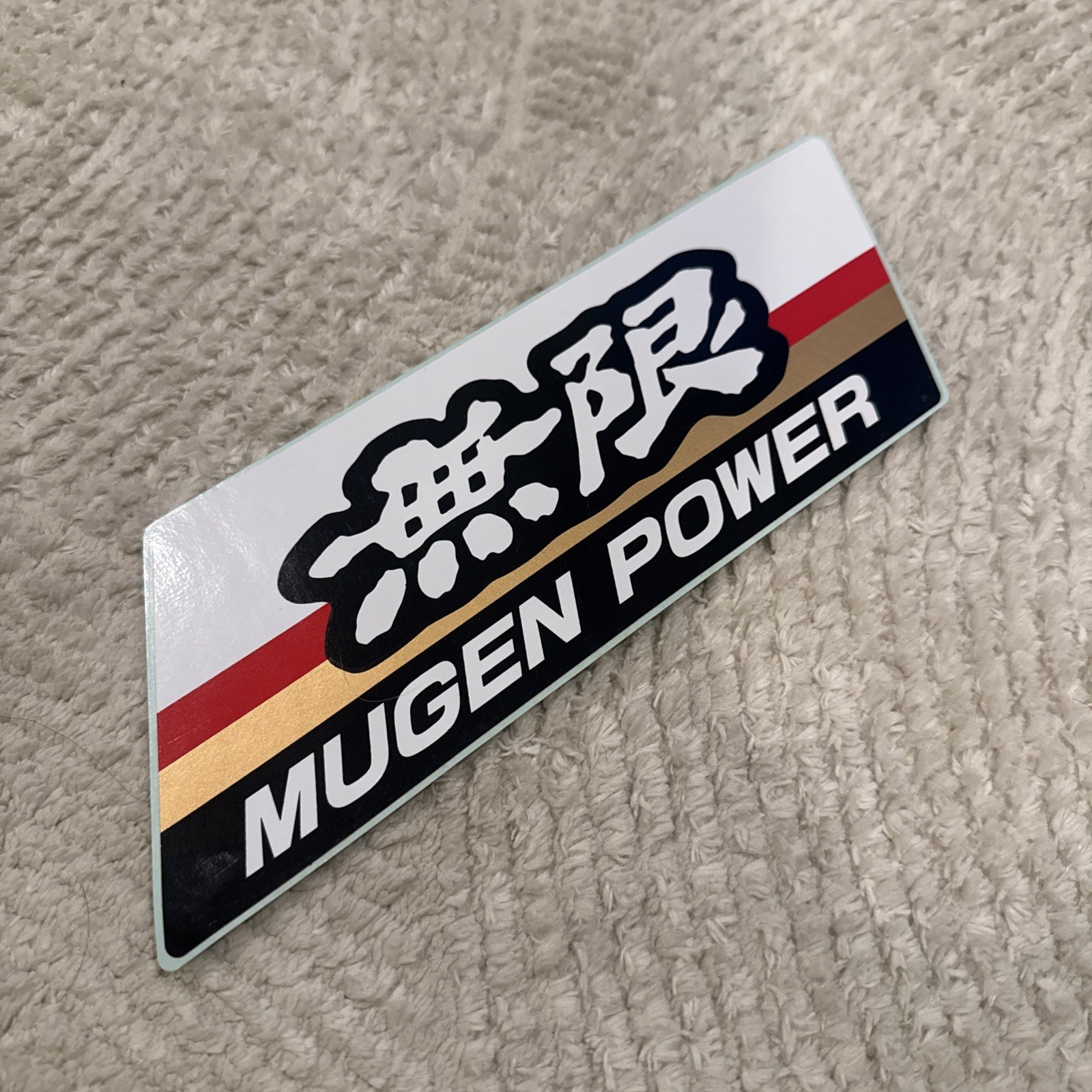 MUGEN POWER Vintage Flag Sticker (LARGE ) Japan Super Rare Honda spoon MUGEN POWER Vintage Flag Sticker (LARGE ) Japan Super Rare Honda spoon