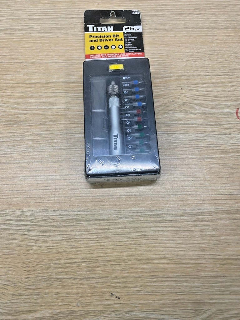 Titan 16028 26Pc. Precision Bit And Driver Set Titan 16028 26Pc. Precision Bit And Driver Set