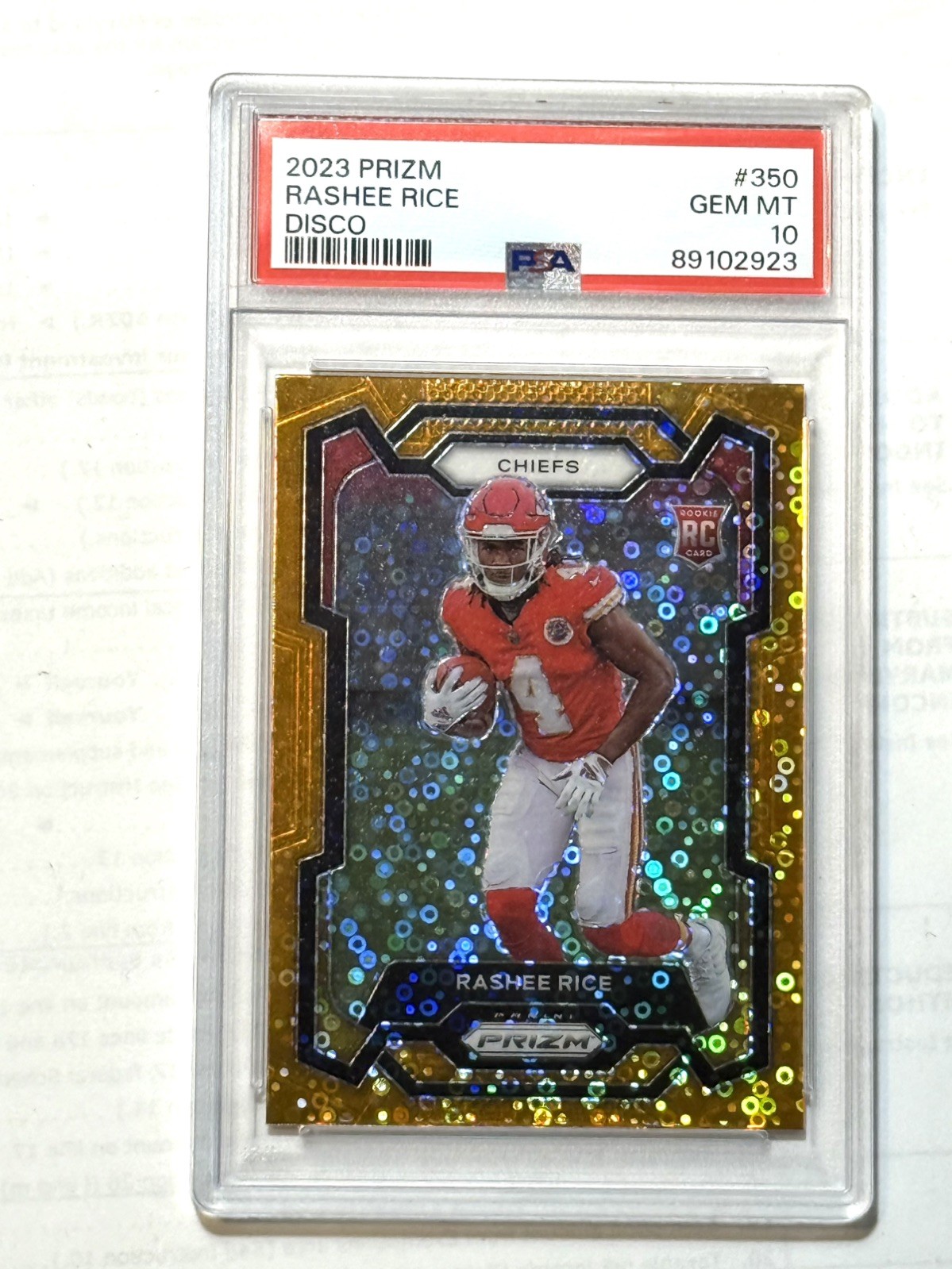 2023 Panini Prizm - Rashee Rice #350 Disco *RC*🔥❄️ 2023 Panini Prizm - Rashee Rice #350 Disco *RC*🔥❄️