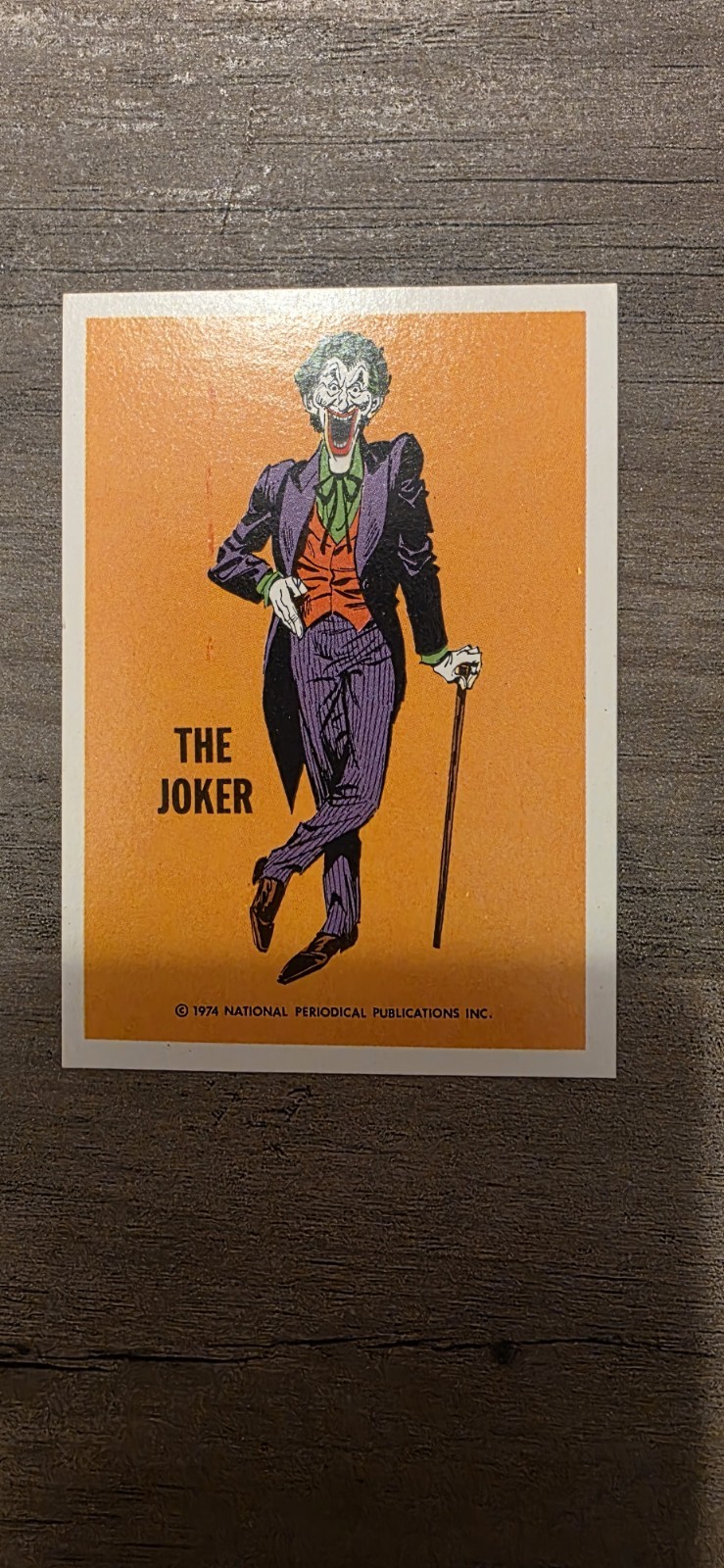 1974 Wonder Bread DC Comics THE JOKER National Periodical Vintage ***Error*** 1974 Wonder Bread DC Comics THE JOKER National Periodical Vintage ***Error***