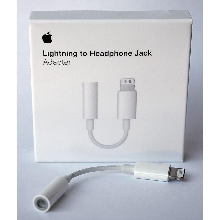Authentic Apple Lightning to Headphone 3.5mm Jack Adapter - White MMX62AM/A Authentic Apple Lightning to Headphone 3.5mm Jack Adapter - White MMX62AM/A