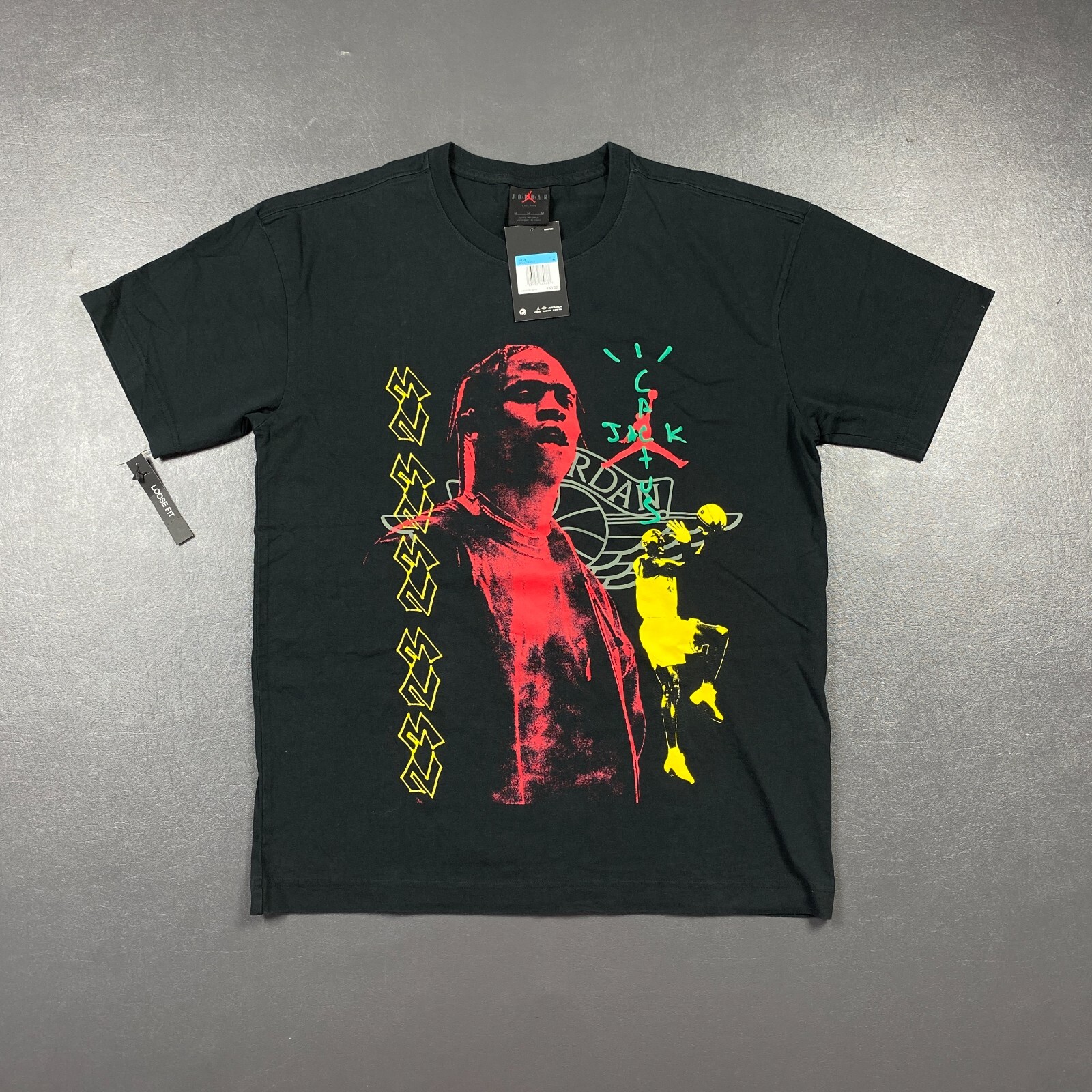 100% Authentic Michael Jordan x Cactus Jack Travis Scott Tshirt Size M Mens 100% Authentic Michael Jordan x Cactus Jack Travis Scott Tshirt Size M Mens