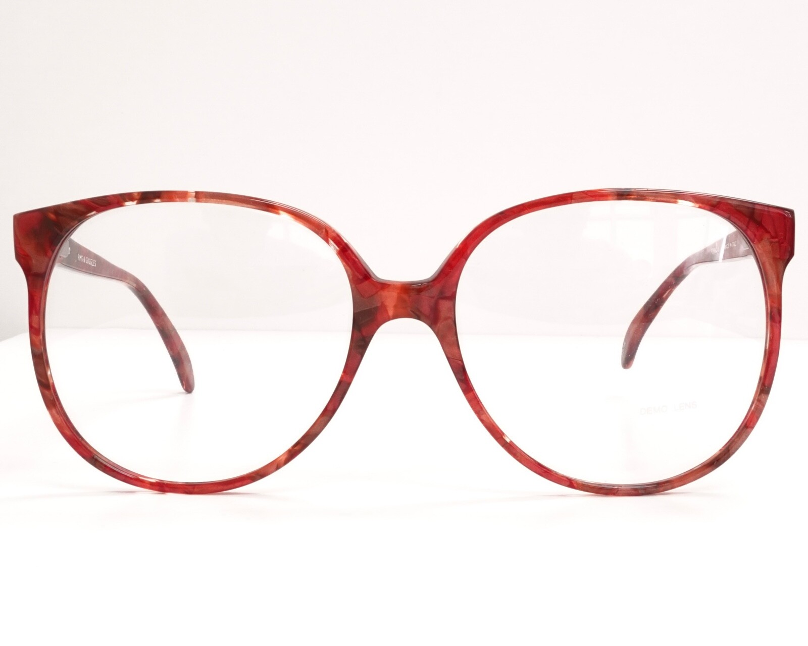 Rims & Goggles Penna O. Red 1980s Vintage Eyeglasses Rims & Goggles Penna O. Red 1980s Vintage Eyeglasses