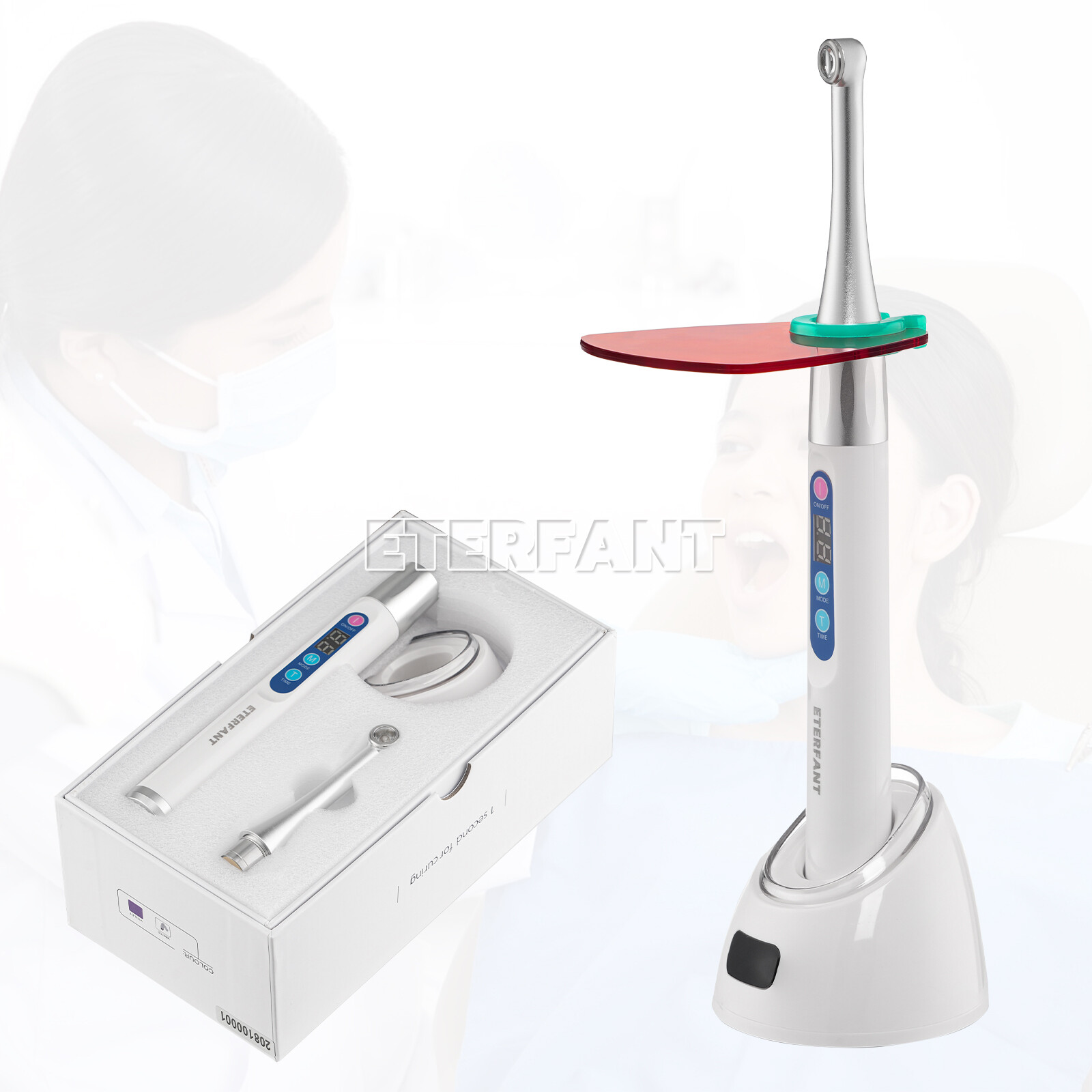 ETERFANT Original Dental iLed 1 Second Curing Light LED Curing Lamp 2500 MW/CM