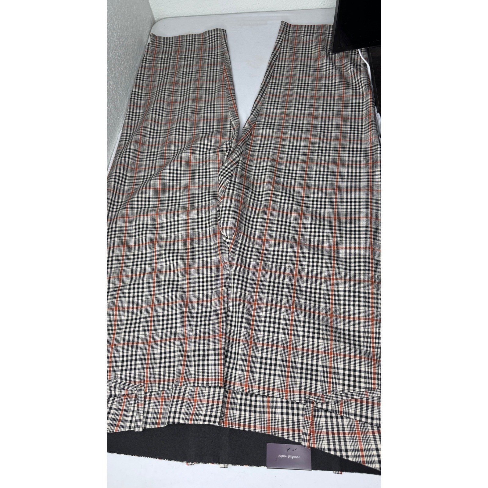Ava & Viv Womens Plus 22 Plaid Ankle Pants High Rise Comfort Waist Stretch New Ava & Viv Womens Plus 22 Plaid Ankle Pants High Rise Comfort Waist Stretch New