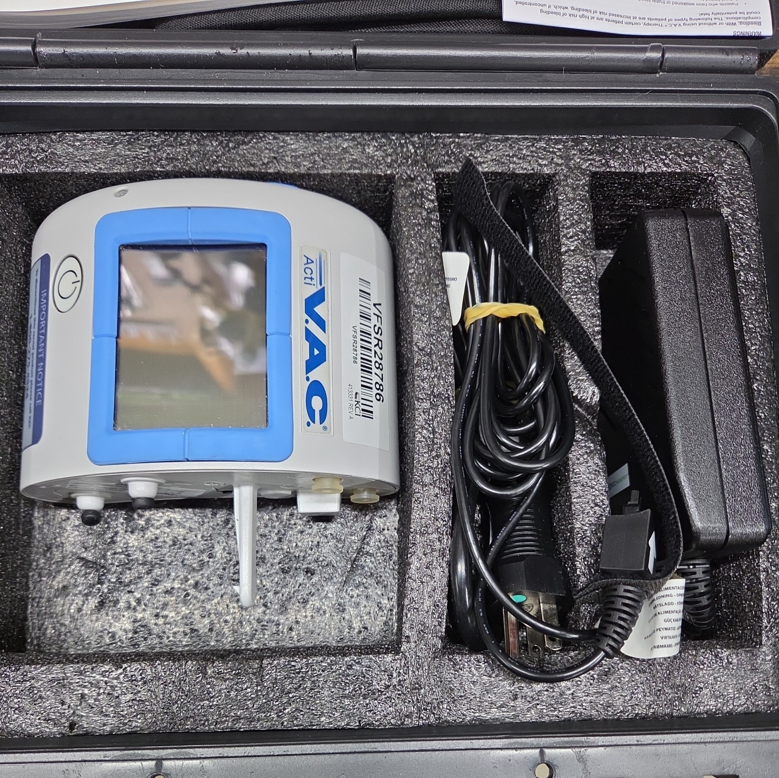 3M ActiV.A.C. Therapy Unit Negative Pressure Wound Therapy Works With EXTRAS SEE 3M ActiV.A.C. Therapy Unit Negative Pressure Wound Therapy Works With EXTRAS SEE