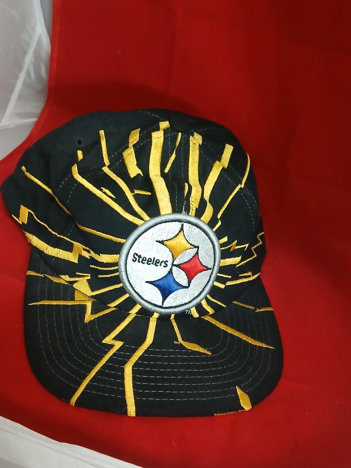 Vintage Starter Pittsburgh Steelers Hat Pro Line Shock Wave 100% Wool Nfl Vintage Starter Pittsburgh Steelers Hat Pro Line Shock Wave 100% Wool Nfl