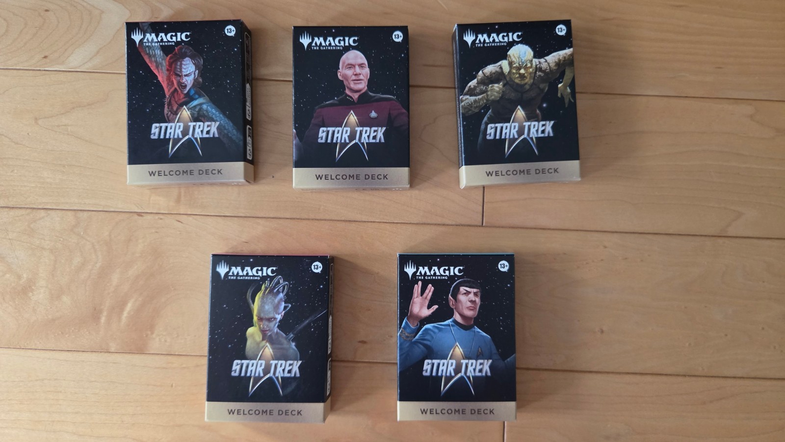 2026 NYCC Star Trek MTG Borg Queen Promo Card and All 5 Welcome Decks 2026 NYCC Star Trek MTG Borg Queen Promo Card and All 5 Welcome Decks