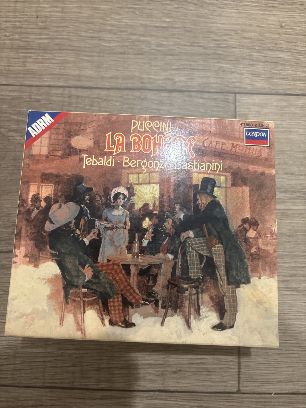 Puccini La Boheme - Tebaldi, Bergonzi, Bastianini London 2CD West Germany Puccini La Boheme - Tebaldi, Bergonzi, Bastianini London 2CD West Germany
