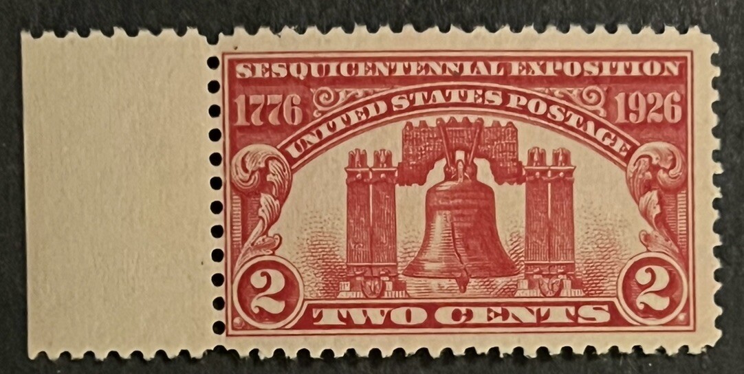 TRAVELSTAMPS: 1926-27 US Stamps Scott # 627 Liberty Bell mint, og, mnh , 2 cents TRAVELSTAMPS: 1926-27 US Stamps Scott # 627 Liberty Bell mint, og, mnh , 2 cents