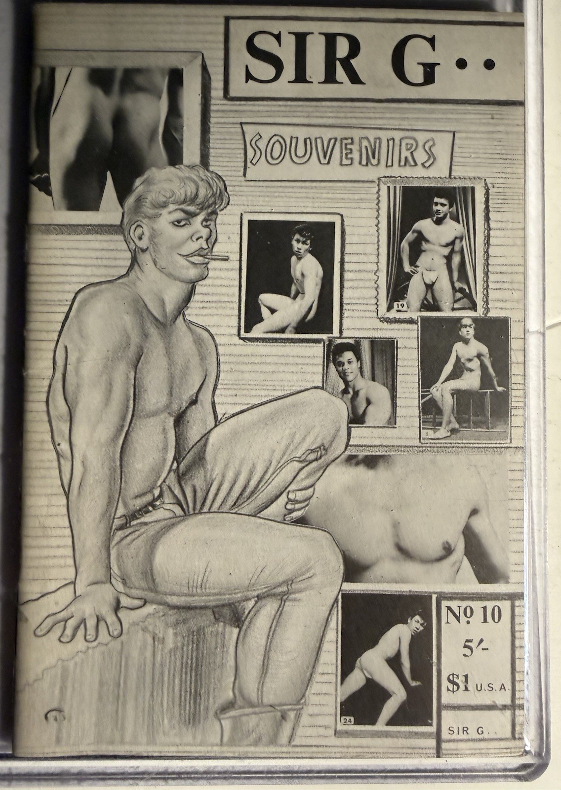 SIR GEE #10 1960’s PHYSIQUE PHOTOGRAPHY & ART BRITISH ORIGIN GAY Interest RARE