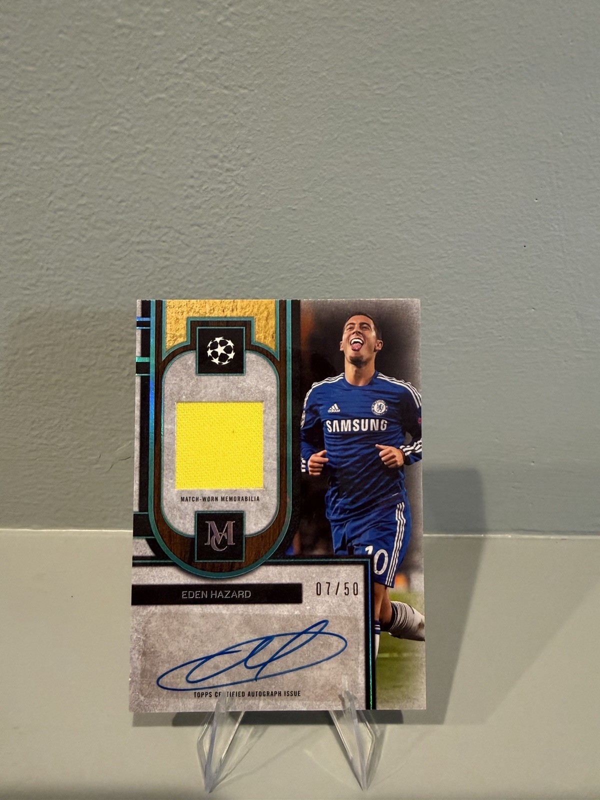 2026 Topps Museum Collection Eden Hazard/50 Auto Relic Chelsea