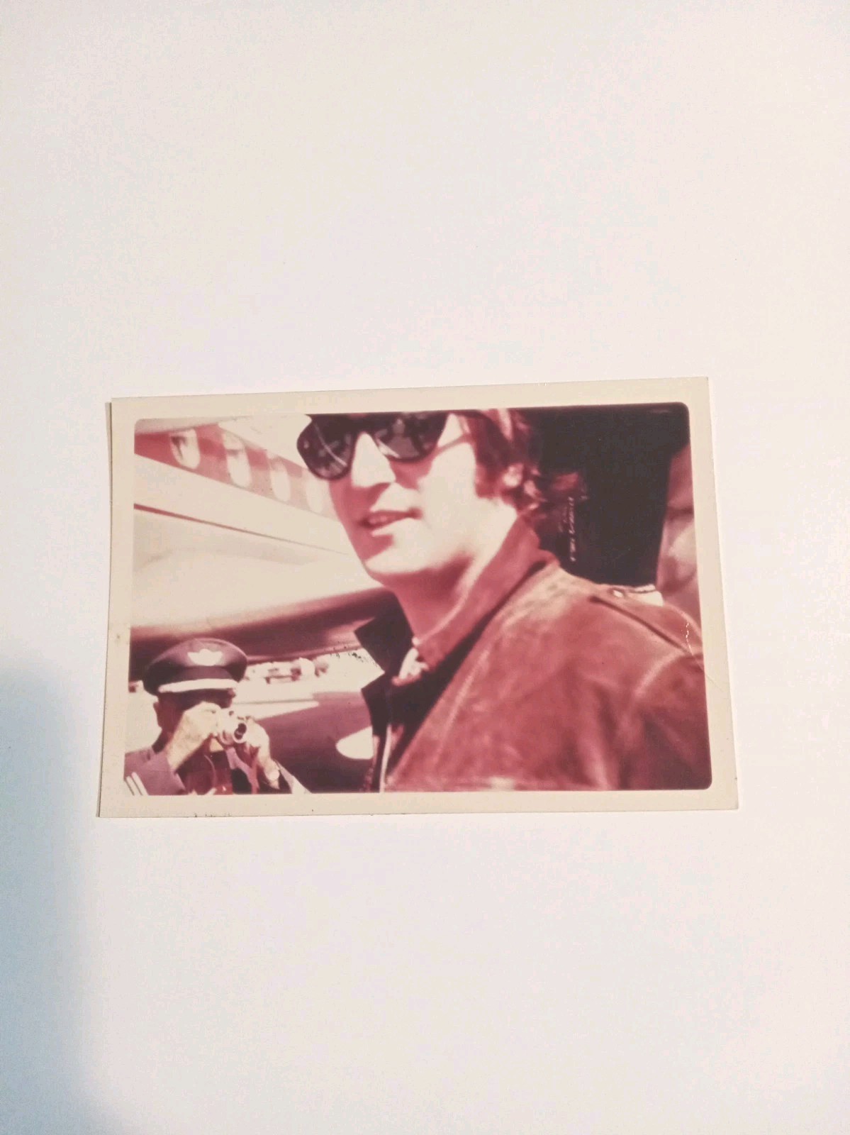 Vintage Beatles Original Photograph 1965 John Lennon Authentic Kodak Rare