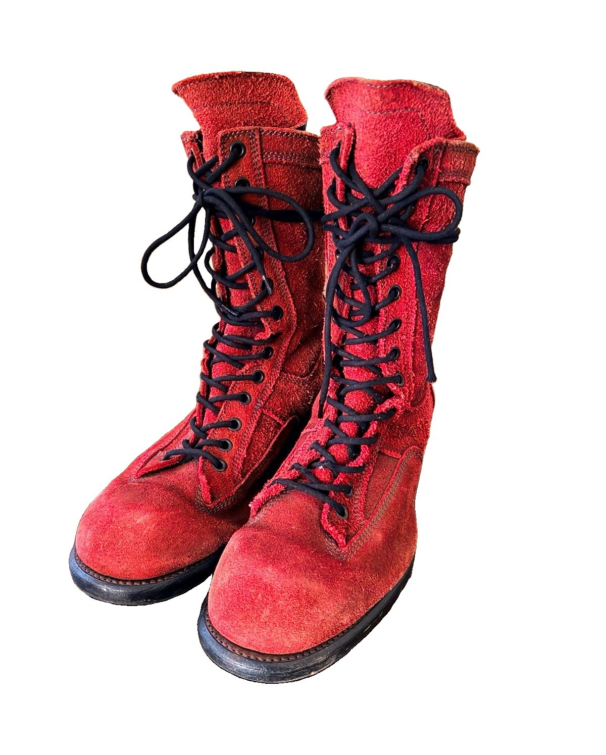 Rare RED leather Julius 7 engineer combat Boots Japanese Avant-Garde 2 US 9-9.5 Rare RED leather Julius 7 engineer combat Boots Japanese Avant-Garde 2 US 9-9.5