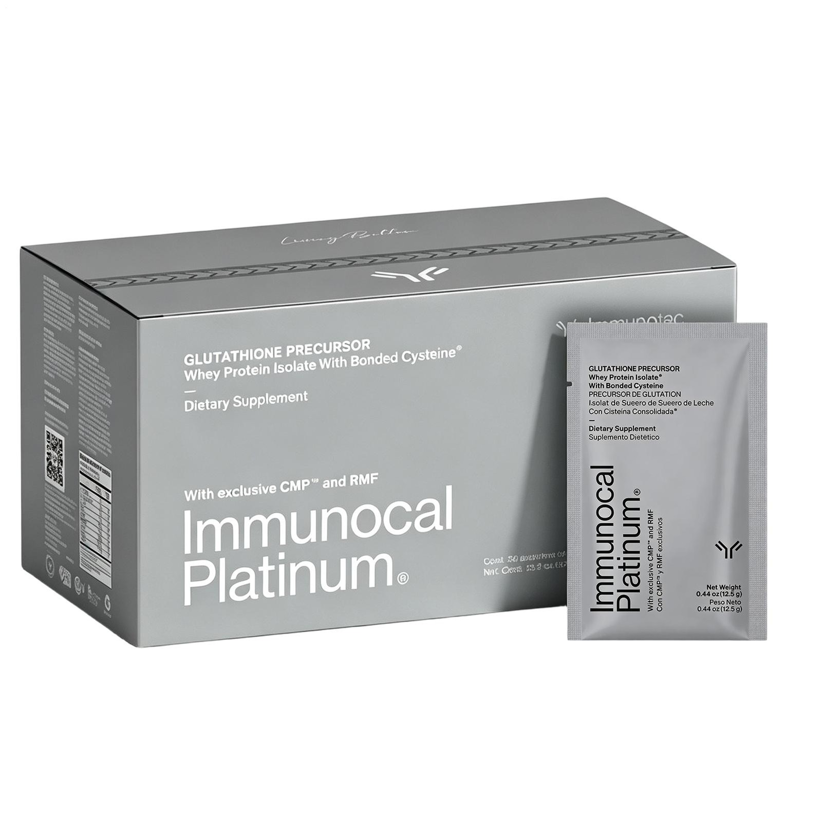 Immunocal Platinum Natural Whey Protein Isolate Powder - Glutathione Precursor
