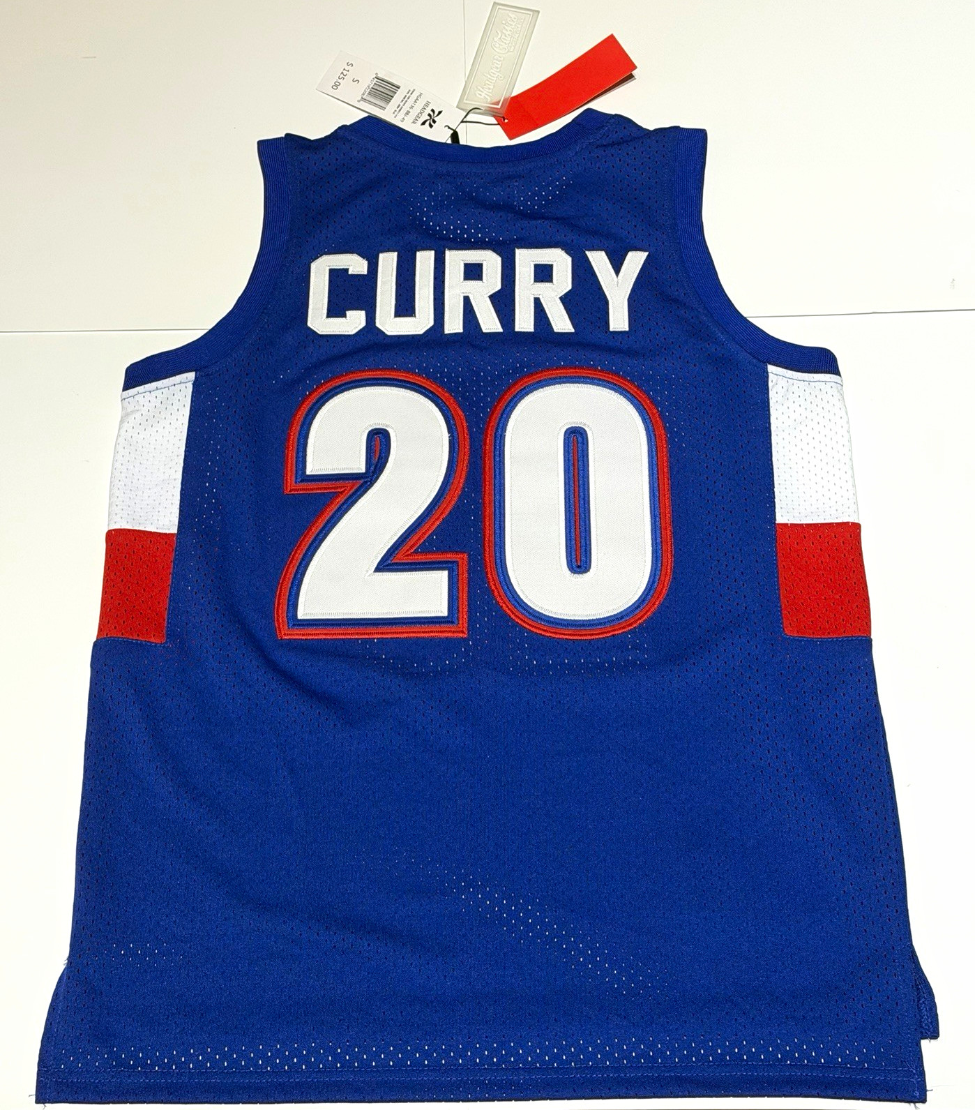 Headgear Classics Steph Curry #20 High School Basketball JerseyMen’s Size S NWT Headgear Classics Steph Curry #20 High School Basketball JerseyMen’s Size S NWT