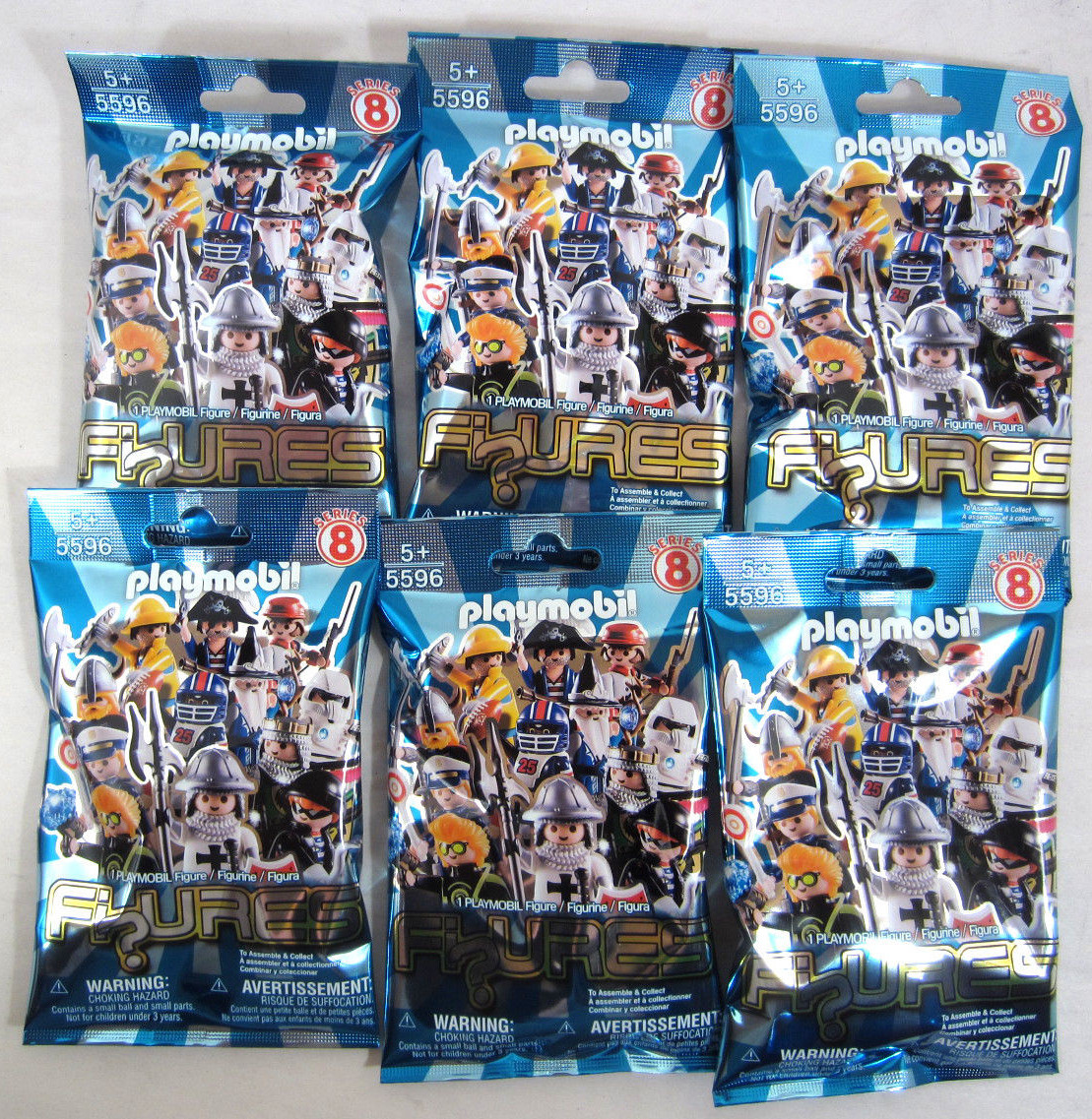 Playmobil Blind Bag Mystery Figure LOT of 6 packs / 12 different series to pick Playmobil Blind Bag Mystery Figure LOT of 6 packs / 12 different series to pick