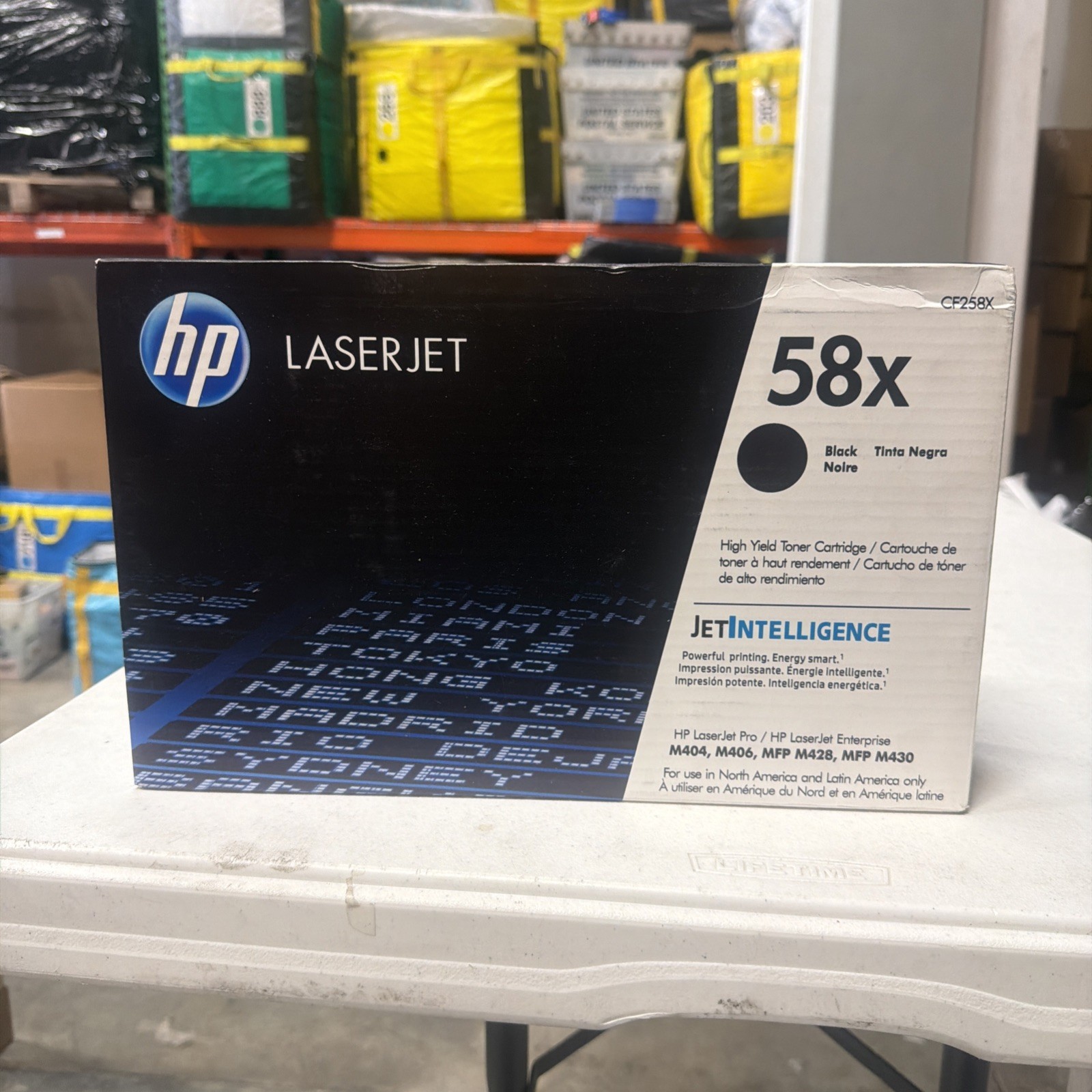 HP 58X Black High Yield Toner Cartridge CF258X Open Box HP 58X Black High Yield Toner Cartridge CF258X Open Box