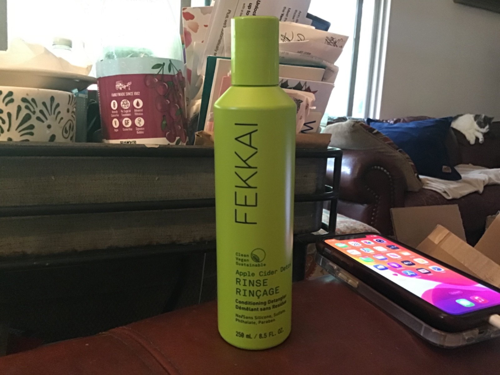 NEW Vira Fekkai Apple Cider Detox Rinse Conditioning Detangler Full Size 250 ml NEW Vira Fekkai Apple Cider Detox Rinse Conditioning Detangler Full Size 250 ml
