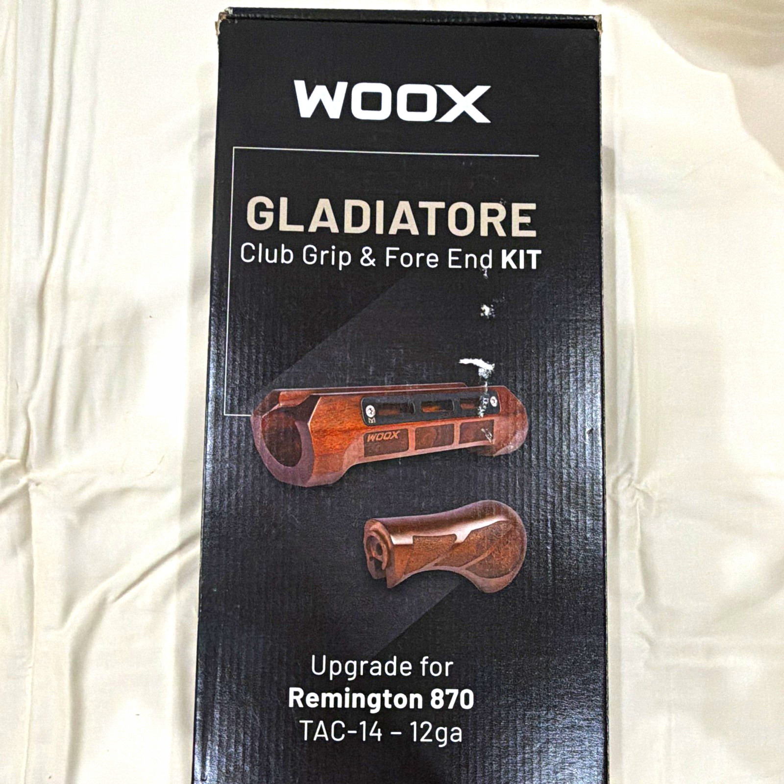 WOOX Gladiatore Walnut Grip & Fore End Kit M-LOK Remington 870 TAC-14 12ga WOOX Gladiatore Walnut Grip & Fore End Kit M-LOK Remington 870 TAC-14 12ga