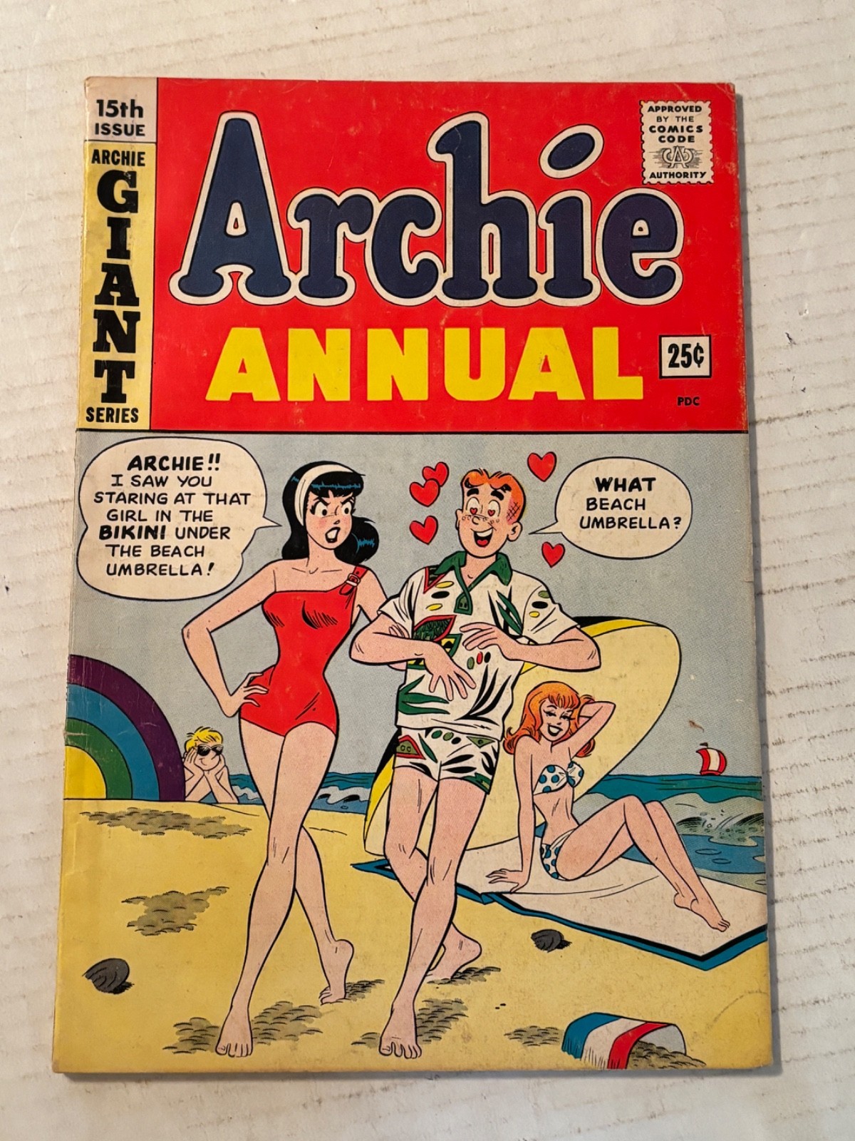 1964 Archie Annual #15 Comic Book /D643 1964 Archie Annual #15 Comic Book /D643