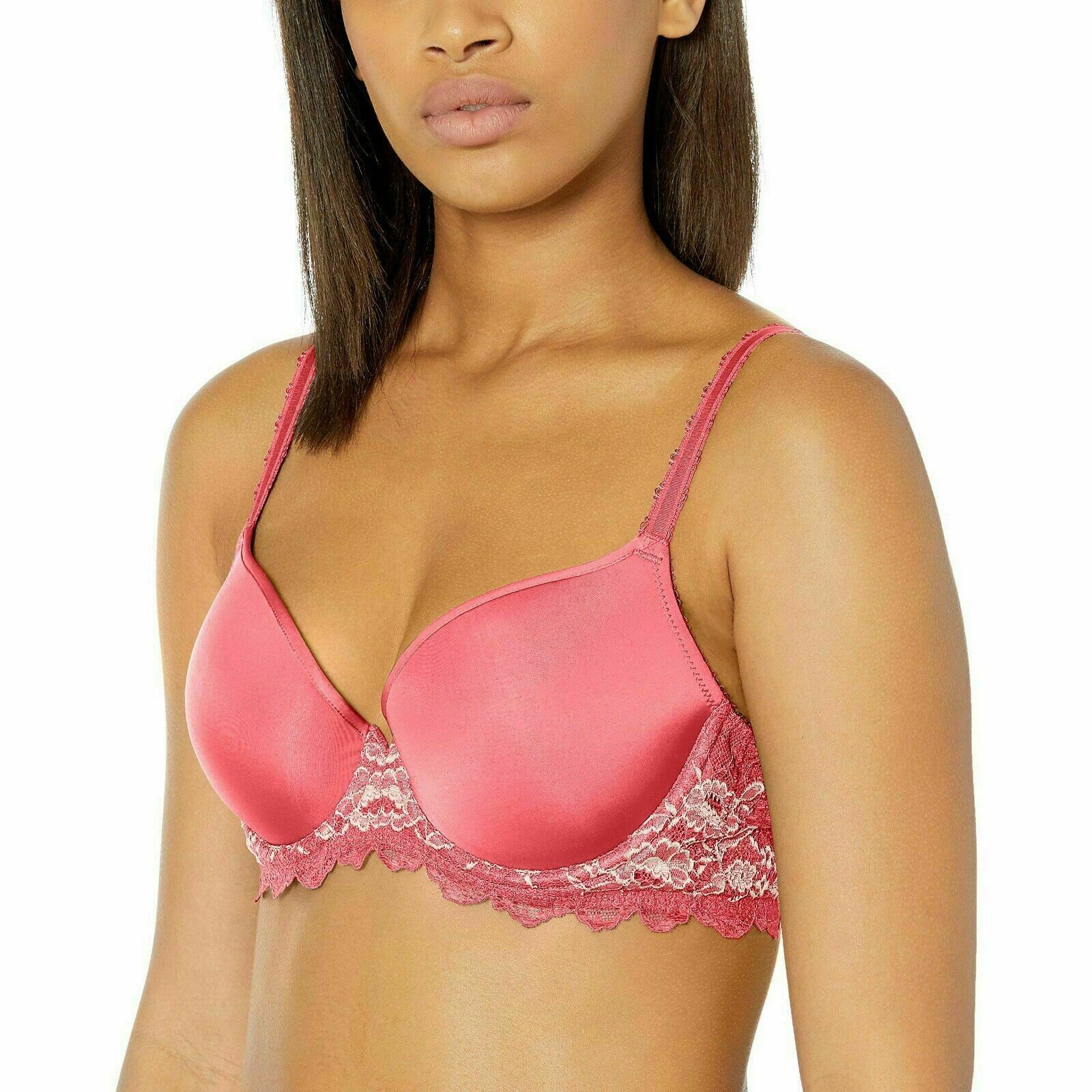 Wacoal Lace Perfection Contour Bra, Color Honeysuckle- Pick Size Wacoal Lace Perfection Contour Bra, Color Honeysuckle- Pick Size