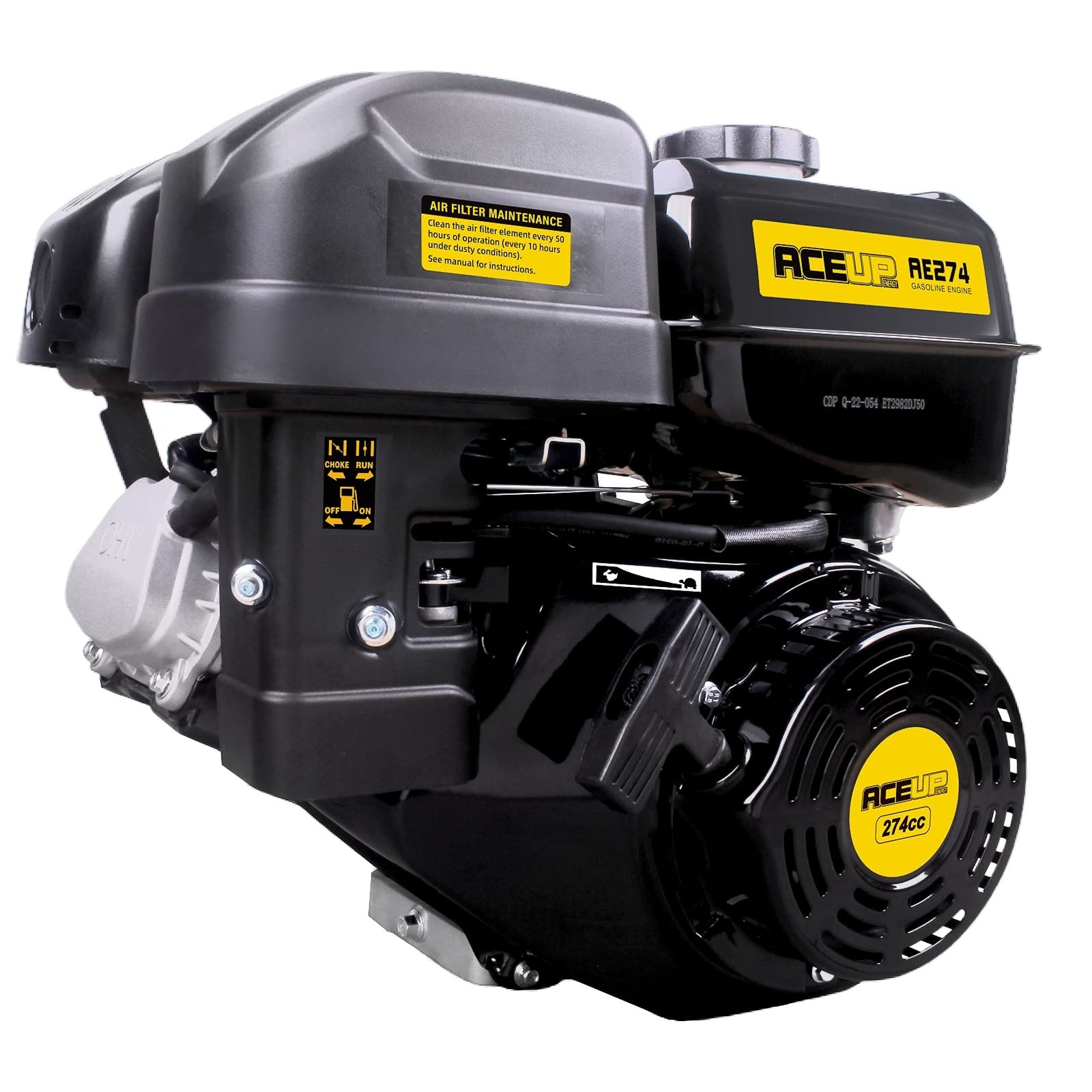 Aceup Energy 9HP 274cc Gasoline Engine Horizontal Shaft OHV 1\