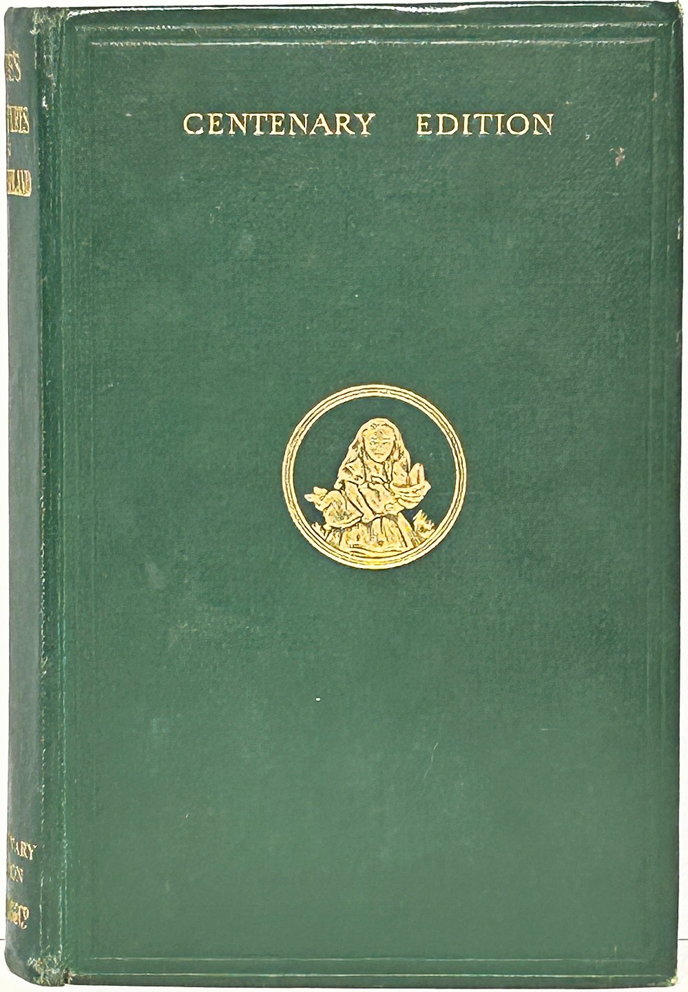 1932 MacMillan ALICE IN WONDERLAND Alice's RARE CENTENARY EDITION Adventures VTG