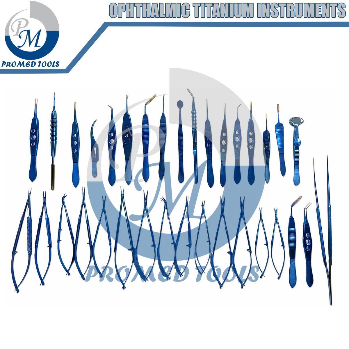 Ophthalmic Titanium Instruments Set Ophthalmic Titanium Instruments Set