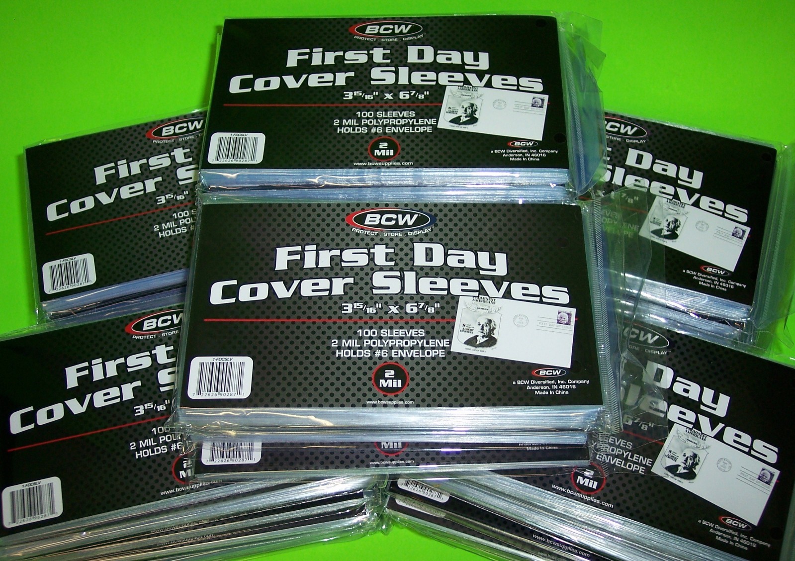 5000 FIRST DAY COVER POLY SLEEVES,2 MIL, HOLDS #6 ENVELOPE, BCW, w/FREE SHIPPING 5000 FIRST DAY COVER POLY SLEEVES,2 MIL, HOLDS #6 ENVELOPE, BCW, w/FREE SHIPPING