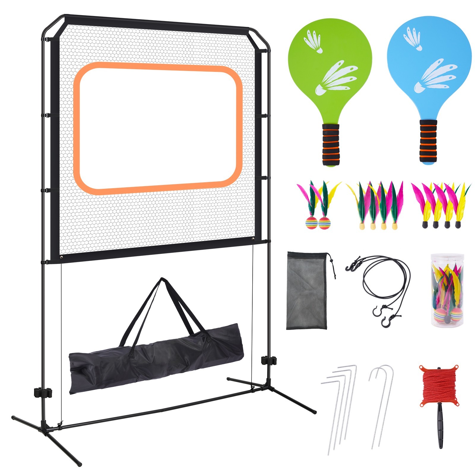 Portable Multi-Sport Paddle Set-Outdoor Family Games for Beach Portable Multi-Sport Paddle Set-Outdoor Family Games for Beach