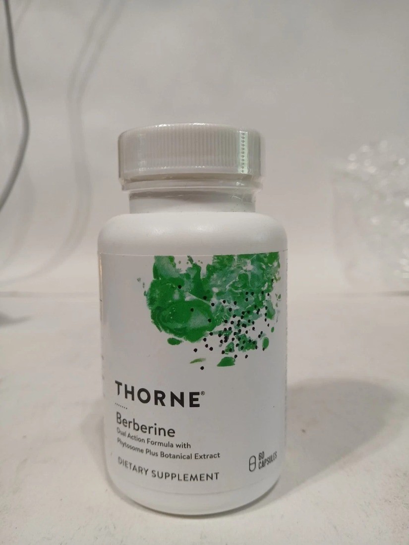 1-3 pack Thorne, Berberine, 1,000 mg per serving, 60 Capsules Boost metabolism