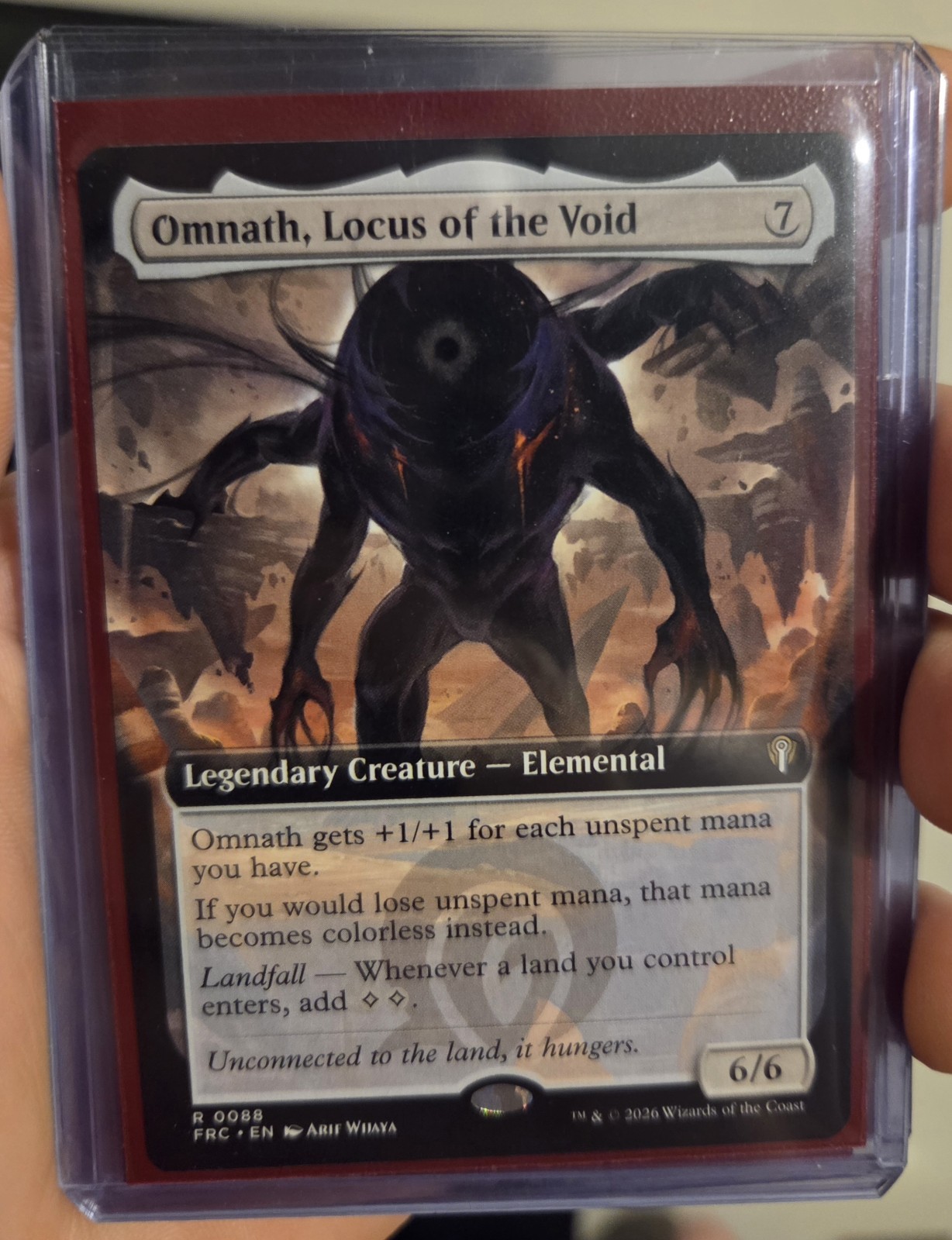 Omnath, Locus of the Void (Extended Art) 0088 Commander: Reality Fracture MTG NM Omnath, Locus of the Void (Extended Art) 0088 Commander: Reality Fracture MTG NM