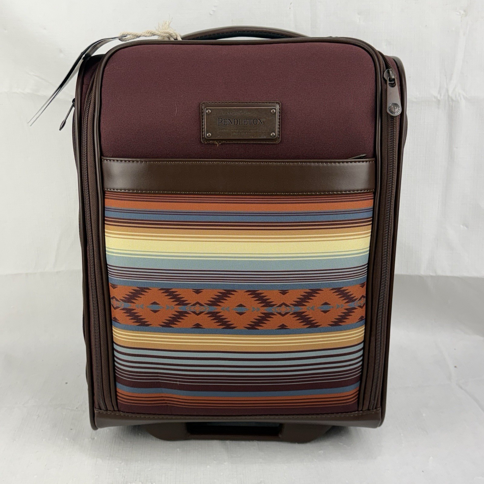 Pendleton Luggage 17” 2 Wheels Underseater Rum Raisin Burgundy Southwest Handle Pendleton Luggage 17” 2 Wheels Underseater Rum Raisin Burgundy Southwest Handle