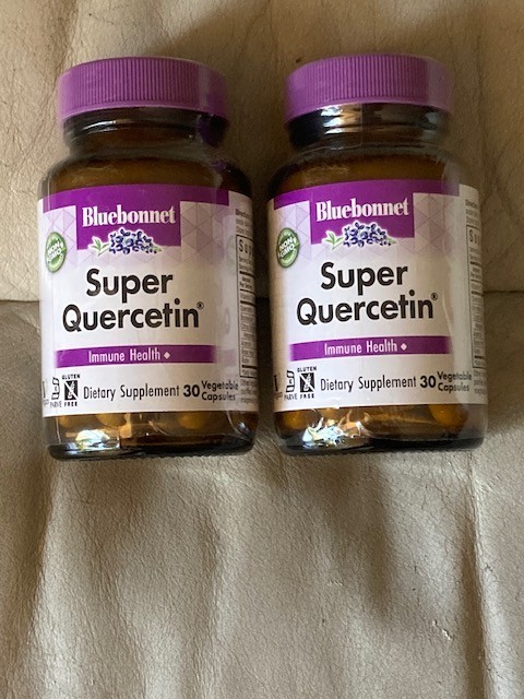 Bluebonnet Super Quercetin Veg Cap 60ct (2 bottles of 30).